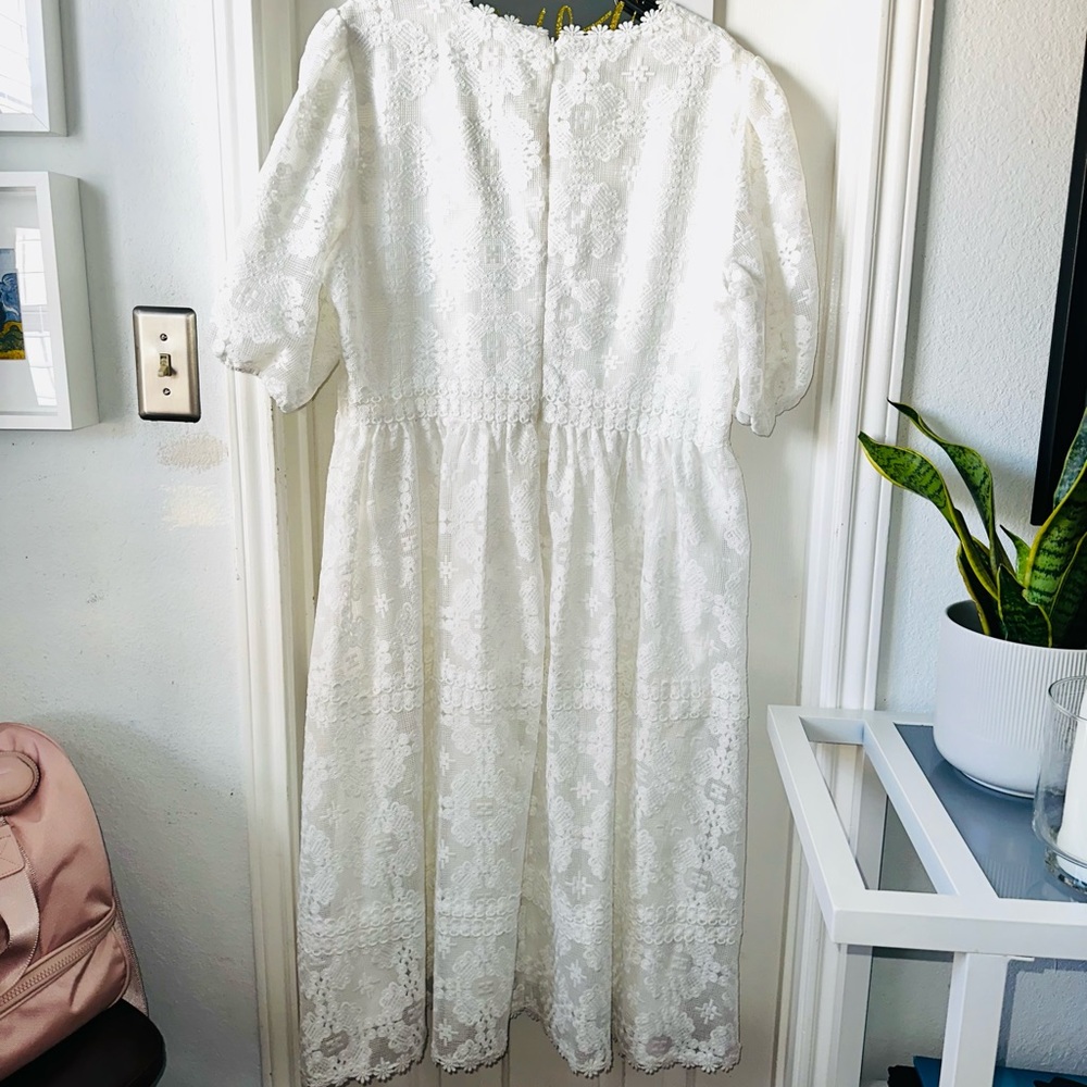 Rachel Parcell White Lace Dress - Picture 4 of 9